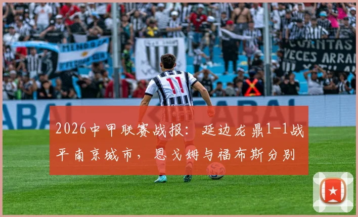 2026中甲联赛战报：延边龙鼎1-1战平南京城市，恩戈姆与福布斯分别建功，附全场关键数据分析与积分榜影响解读